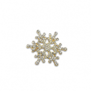 Broches fiocco di neve oro