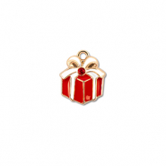 Ciondoli di metallo zirconi regalo oro-rosso-bianco