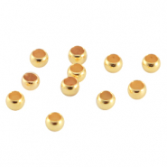 Schiaccini di metallo DQ 2,5 mm oro (privo di nichel)