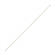 Chiodini a testa piatta di metallo DQ 50mm argento chiaro (privo di nichel)