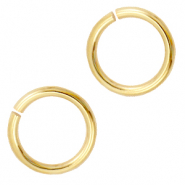 Componenti di metallo DQ anellino apribile 9mm oro (privo di nichel)