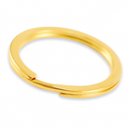 Componenti di metallo DQ anello bris&eacute; per portachiavi 30 mm oro (privo di nichel)