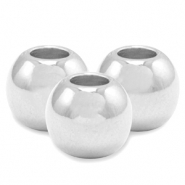 Perline di metallo DQ 2.5mm argento antico (privo di nichel)