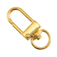 Componenti di metallo DQ portachiavi 32mm oro (privo di nichel)