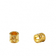 Perline di metallo DQ tubo oro (privo di nichel)