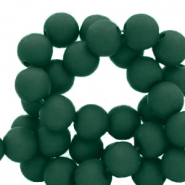 Perline in acrilico 8 mm verde scuro