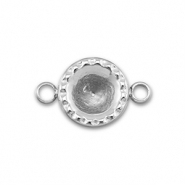 BY31&reg; Distanziatore in acciaio inossidabile con castone per SS29 chaton argento