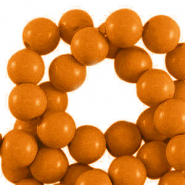 Perline in acrilico 8 mm lucido rame marrone