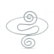 Bracciale da braccio spirale argento