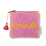 Pochette "Amour" lilla-giallo