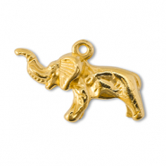 Ciondoli di metallo DQ elefante oro (privo di nichel)