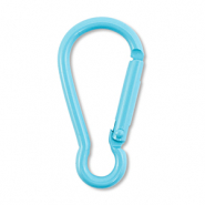 Componenti colorati anello bris&eacute; portachiavi blu