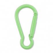 Componenti colorati anello bris&eacute; portachiavi verde