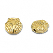 Perline in acciaio inossidabile conchiglia oro