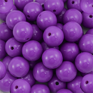 DQ Perline in acrilico 16 mm viola