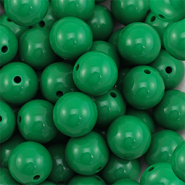 DQ Perline in acrilico 18 mm verde scuro