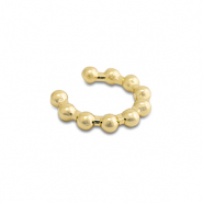 Orecchini in acciaio inossidabile ear cuff oro