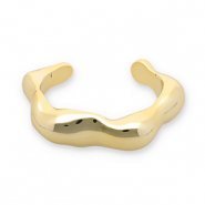 Bracciali bangle in resina oro