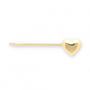 Accessori per capelli fermaglio per capelli cuore oro