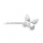 Accessori per capelli fermaglio per capelli farfalla argento