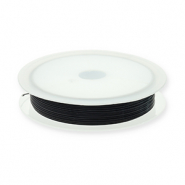 Filo infilaperle elastico 0.5mm nero