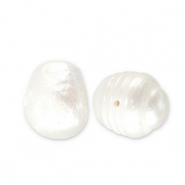 Perle di acqua dolce pepita bianco naturale