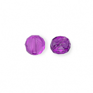 Perline sfaccettate viola
