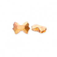 Perline sfaccettate fashion fiocco arancio fiamma-rivestimento AB