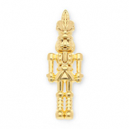 Ciondoli di metallo DQ schiaccianoci oro (privo di nichel)