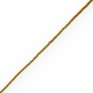Perline di ematite rondella oro
