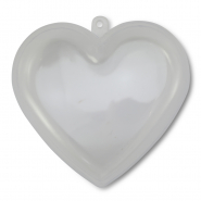 Ornamento trasparente cuore trasparente