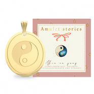 BY31&reg; Ciondoli in acciaio inossidabile Yin & Yang oro
