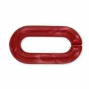 Catena in acrilico 20mm maglie sciolte bordeaux