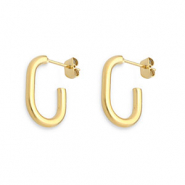 Orecchini in acciaio inossidabile oro