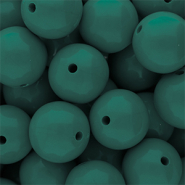 DQ Perline in acrilico 18 mm lucido Mediterranea green 19-4517 TCX