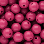 DQ Perline in acrilico 14 mm lucido Rose violet 17-2624 TCX
