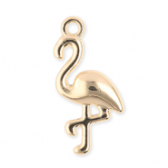 Ciondoli di metallo flamingo oro