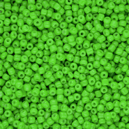 Perline di vetro rocailles 12/0 (2mm) verde