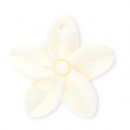 Pendenti di conchiglia prodotti speciali fiore bianco