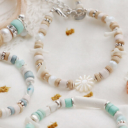 Set di ispirazione Idee creative per realizzare eleganti gioielli con le perline in ceramica greca DQ
