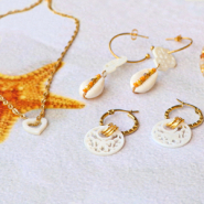 Set di ispirazione Crea bellissimi gioielli con pendenti di conchiglia