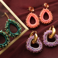 Set di ispirazione Ecco come creare orecchini chic con pendenti sfaccettati