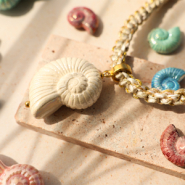Set di ispirazione Crea gioielli splendidi con perline di ceramica greca DQ a conchiglia