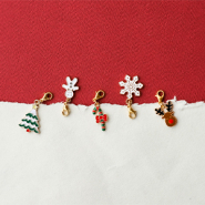 Set di ispirazione Mixa & Abbina ciondoli in metallo per allegre decorazioni natalizie