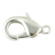 Componenti di metallo DQ chiusura moschettone 12mm argento