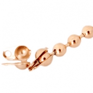 Componenti di metallo terminali DQ per catena a palline 1.2mm oro rosa
