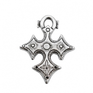 Ciondoli di metallo TQ a forma di croce celtica argento antico
