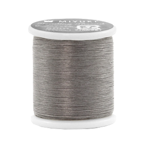 Miyuki filo infilaperle grigio medio