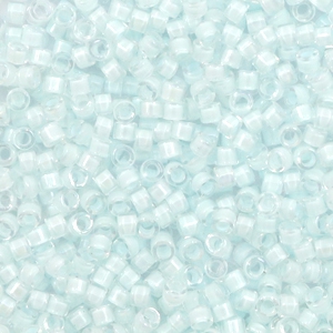 Perline Miyuki Delica 11/0 Lined luster crystal aqua mist DB-78