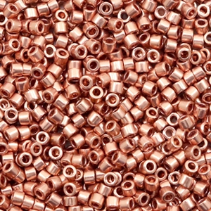 Perline Miyuki Delica 11/0 Plated copper DB-40